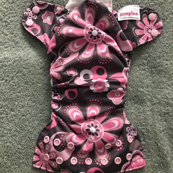 3 Blueberry Newborn Simplex Organic All-in-One cloth diapers - Picture 2 of 7